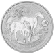 Pre-Owned 2014 Australian Lunar Horse Privy 1oz Silver Coin - VAT Free