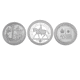 Pre-Owned 2002 The Accession Set Silver 3-Coin Collection - VAT Free