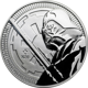 Pre-Owned 2018 Niue Star Wars Darth Vader Lightsaber 1oz Silver Coin - VAT Free