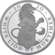 Pre-Owned 2020 UK Queen’s Beasts The White Lion 1oz Proof Silver Coin - VAT Free