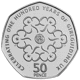 Pre-Owned 2010 UK Girlguiding UK 50p Proof Piedfort Silver Coin - VAT Free