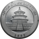 Pre-Owned 2002 Chinese Panda 1oz Silver Coin - VAT Free
