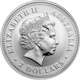 Pre-Owned 2004 Australian Lunar Monkey 2oz Silver Coin - VAT Free