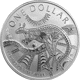 Pre-Owned 2003 Australian Kangaroo 1oz Silver Coin - VAT Free