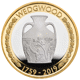 Pre-Owned 2019 UK 260th Anniversary of Wedgwood £2 Piedfort Proof Silver Coin - VAT Free