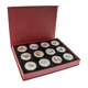 Pre-Owned Australian Lunar Colourised 1oz Silver Boxed 12-Coin Collection - VAT Free
