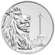 Pre-Owned 2016 UK Trafalgar Square £100 Fine Silver Coin - Carded - VAT Free