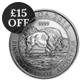 Pre-Owned 2016 Canadian Bison 1.25oz Silver Coin - VAT Free