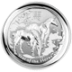Pre-Owned 2014 Australian High Relief Lunar Horse 1oz Proof Silver Coin - VAT Free