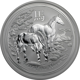 Pre-Owned 2014 Australian Lunar Horse 5oz Silver Coin - VAT Free
