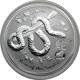 Pre-Owned 2013 Australian Lunar Snake 'Privy' Lion 1oz Silver Coin - VAT Free