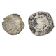 Pre-Owned King Charles I Shilling & Half Crown Silver 2 Coin Set - VAT Free
