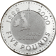 Pre-Owned UK 2000 Millennium £5 Proof Design Silver Coin - VAT Free