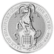 Pre-Owned 2020 UK Queen’s Beasts The Yale of Beaufort 10oz Silver Coin - VAT Free