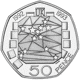 Pre-Owned UK 1992-1993 50p Piedfort Proof Silver Coin - VAT Free