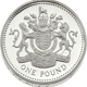 Pre-Owned 1998 UK £1 Proof Design Piedfort Silver Coin - VAT Free