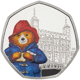 Pre-Owned 2019 UK 'Paddington at the Tower' Proof Silver 50p Coin - VAT Free