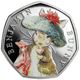Pre-Owned 2017 UK Beatrix Potter 'Benjamin Bunny' Proof Silver 50p Coin - VAT Free