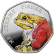 Pre-Owned 2017 UK Beatrix Potter 'Mr. Jeremy Fisher' Proof Silver 50p Coin - VAT Free