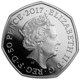 Pre-Owned 2017 UK Beatrix Potter 'Mr. Jeremy Fisher' Proof Silver 50p Coin - VAT Free