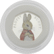 Pre-Owned 2018 UK Beatrix Potter 'Flopsy Bunny' Proof Silver 50p Coin - VAT Free