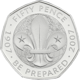 Pre-Owned 2007 UK Scouting Centenary 50p Proof Design Silver Coin - VAT Free
