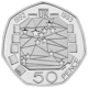 Pre-Owned UK 1992/1993 EU Single Market 50p Piedfort Proof Design Silver Coin - VAT Free
