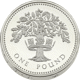 Pre-Owned 1987 UK £1 Proof Design Piedfort Silver Coin - VAT Free