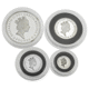 Pre-Owned 1997 Silver Proof Britannia 4-Coin Collection - VAT Free