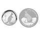 Pre-Owned 2012 Australian Kangaroo Numismatic 1oz Silver Coin Set - VAT Free