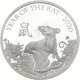Pre-Owned 2020 UK Lunar Rat 1oz Silver Proof Coin - VAT Free