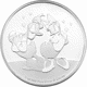 Pre-Owned 2021 Niue Disney Donald & Daisy Duck 1oz Silver Coin - VAT Free