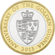 Pre-Owned 2013 UK 350th Anniversary of the Guinea £2 Proof Silver Coin - VAT Free