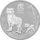 Pre-Owned 2022 Australian Lunar Tiger 1oz Silver Coin - VAT Free