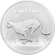 Pre-Owned 2021 Australian Zoo Cheetah 1oz Silver Coin - VAT Free