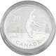 Pre-Owned 2014 Royal Canadian Mint Canada Summertime $20 Carded Silver Coin - VAT Free