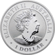 Pre-Owned 2021 Australian Golden Eagle Nugget 1oz Silver Coin - VAT Free