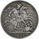 Pre-Owned 1891 UK Queen Victoria Silver Crown - VAT Free