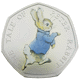 Pre-Owned 2017 UK Beatrix Potter 'Peter Rabbit' Proof Silver 50p Coin - VAT Free