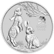 Pre-Owned 2023 Australian Lunar Rabbit 1oz Silver Coin - VAT Free