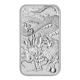 Pre-Owned 2022 Australian Dragon Rectangular 1oz Silver Coin - VAT Free