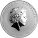 Pre-Owned 2009 Australian Lunar Ox 1/2oz Silver Coin - VAT Free