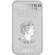 Pre-Owned Australian Dragon Rectangular 1oz Silver Coin - Mixed Dates - VAT Free