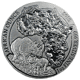 Pre-Owned 2012 Rwanda African Rhino 1oz Silver Coin - VAT Free