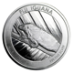 Pre-Owned 2016 Fiji Crested Iguana 1oz Silver Coin in Certi-Lock - VAT Free