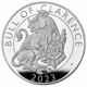 Pre-Owned 2023 UK Tudor Beasts Bull of Clarence 1oz Proof Silver Coin - VAT Free