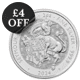 2024 UK Tudor Beasts Seymour Unicorn 2oz Silver Coin