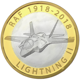 Pre-Owned 2018 UK RAF Centenary F-35 Lightning II £2 Piedfort Proof Silver Coin - VAT Free