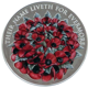 Pre-Owned 2016 Alderney Remembrance Day £5 Proof Silver Coin - Missing Outer Box - VAT Free