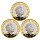 Pre-Owned 2018-2020 UK Captain Cook's Voyage of Discovery £2 Proof Silver 3-Coin Set - VAT Free